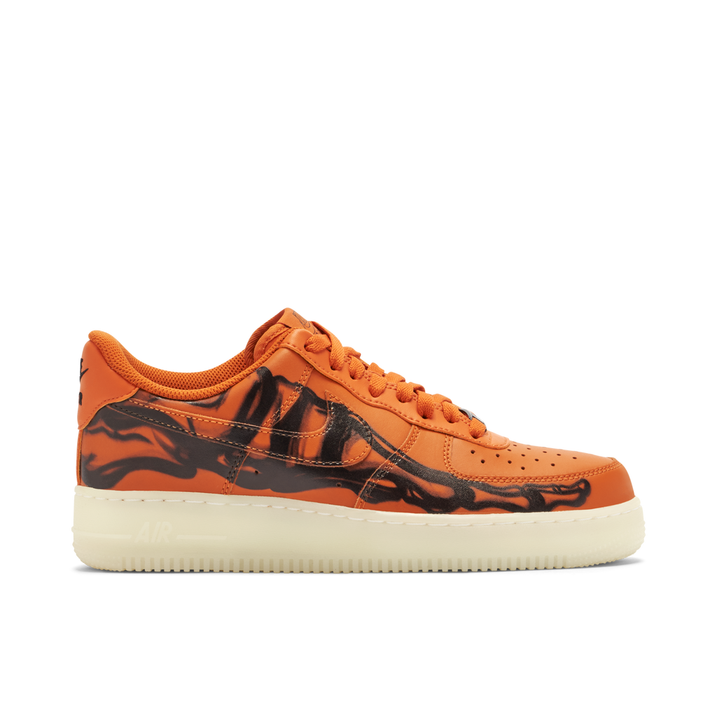 NIKE AIR FORCE 1 SKELETON in ORANGE - product image from the listing.