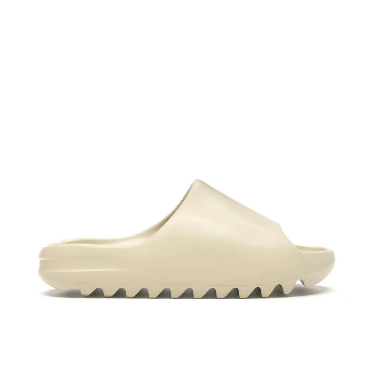 YEEZY SLIDES in BONE - product photo shown in the listing for this item.