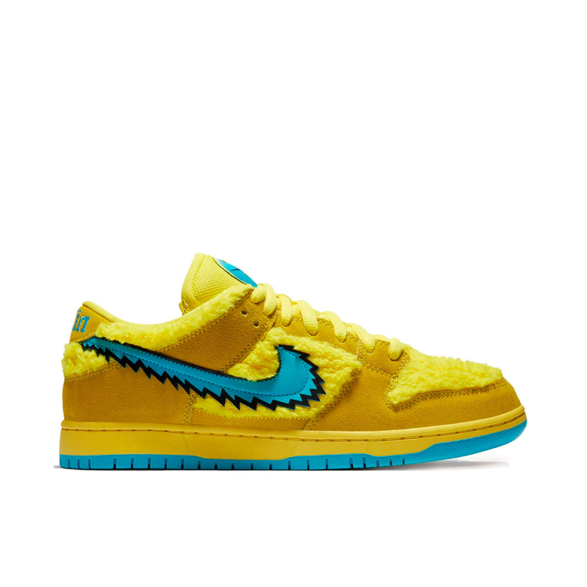 GRATEFUL DEAD X DUNK LOW SB YELLOW BEAR - product image from the listing.