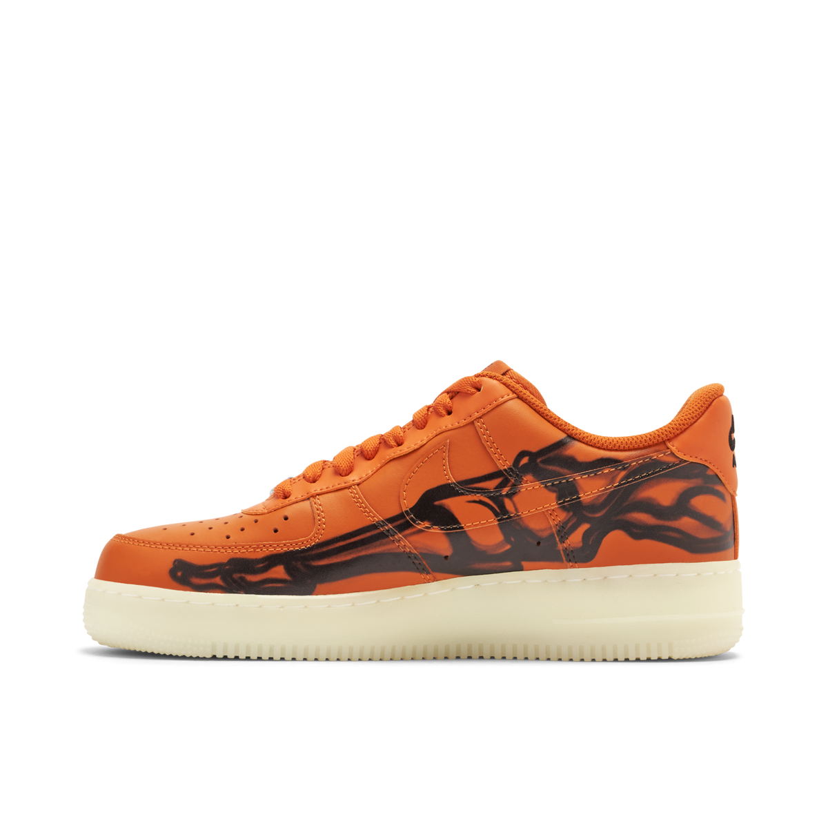 NIKE AIR FORCE 1 SKELETON in ORANGE - product image from the listing.