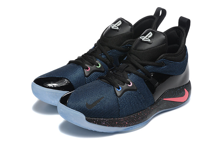 Nike PG 2 Basketball Shoes in White and Blue - product image from the listing.