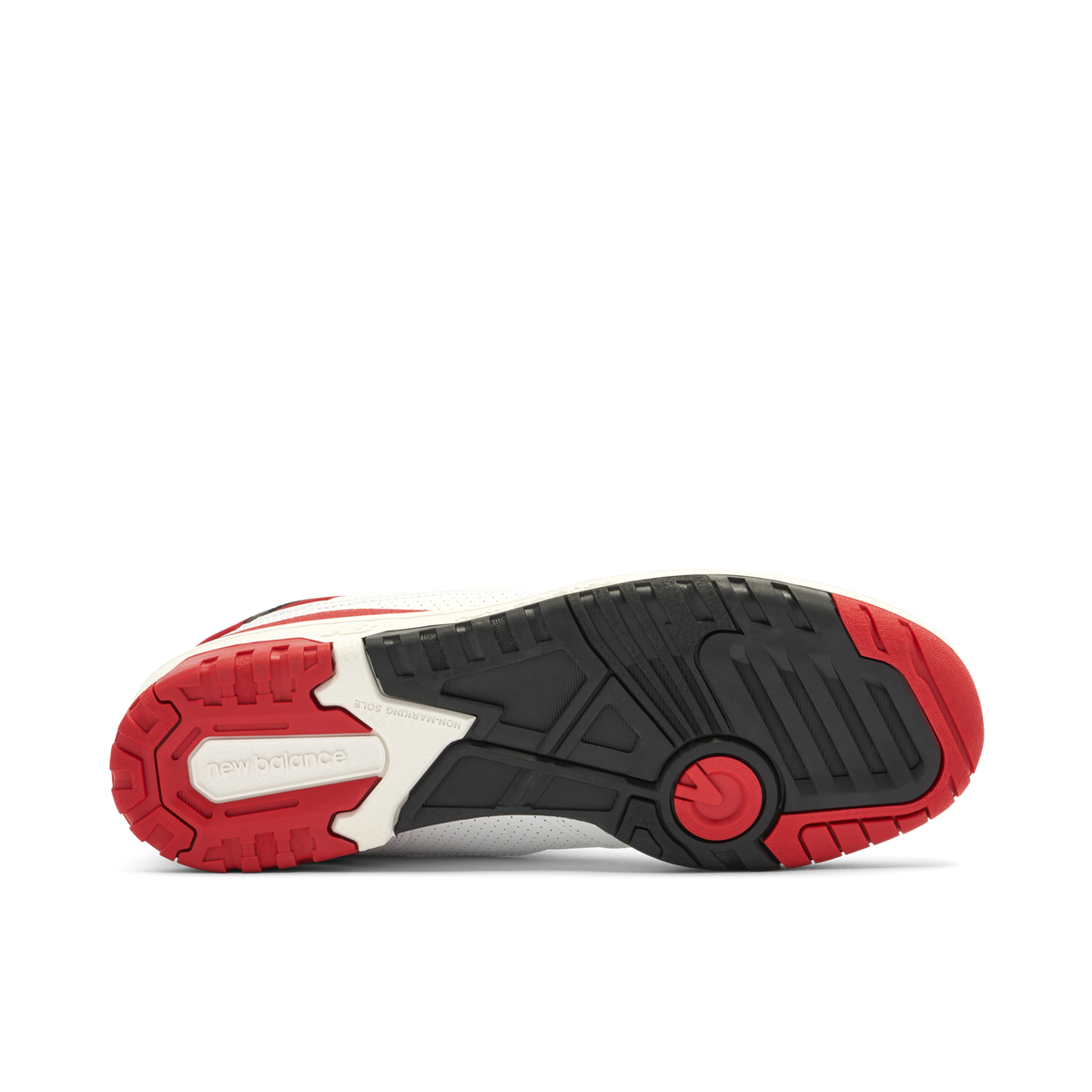 NEW BALANCE 550 in RED - product photo shown in the listing for this item.