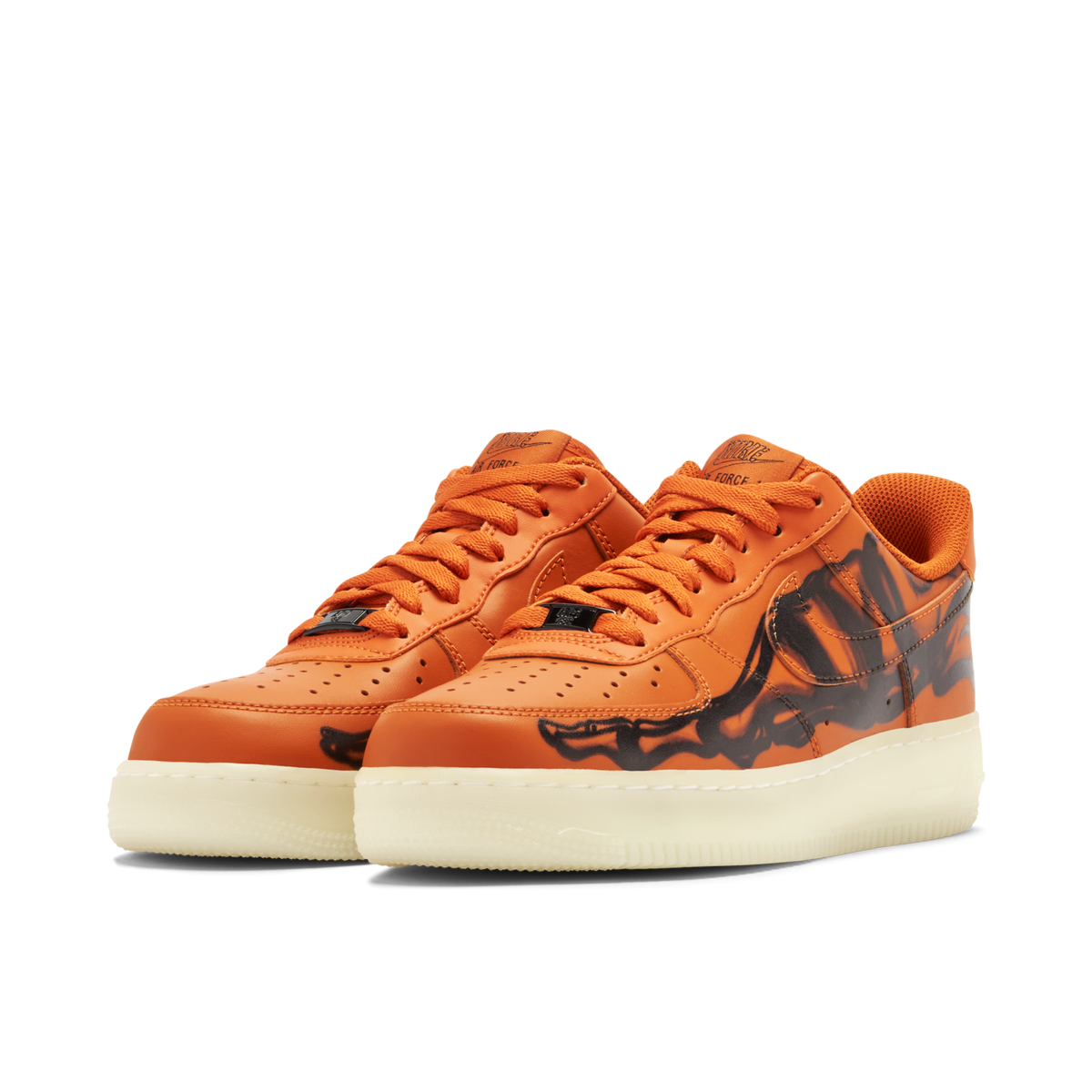 NIKE AIR FORCE 1 SKELETON in ORANGE - product image from the listing.