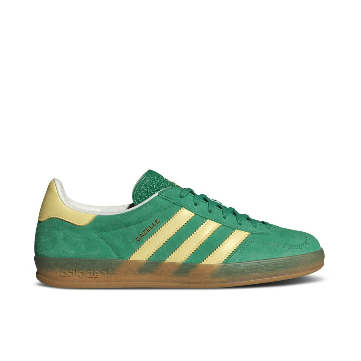 Adidas GAZELLE INDOOR SEMI COURT GREEN ALMOST in YELLOW - product image from the listing.
