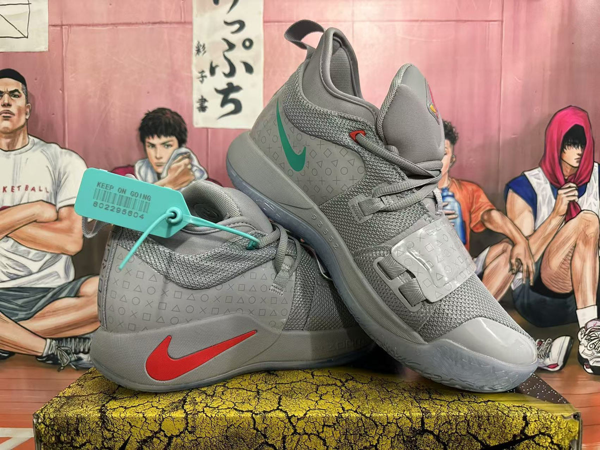 Grey Nike PG 2 Basketball Shoes - product image from the listing.