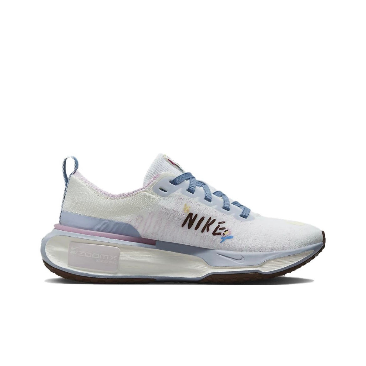 Nike ZoomX Invincible Run Flyknit 3 Running Shoes in Blue White FJ7727-161 - product image from the listing.