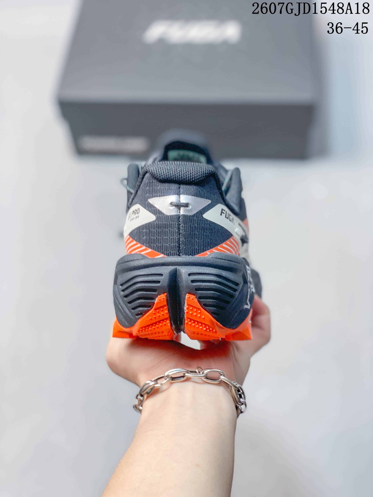 KAILAS FUGA EX330 Trail Running Shoes in Gray White Orange - product image from the listing.