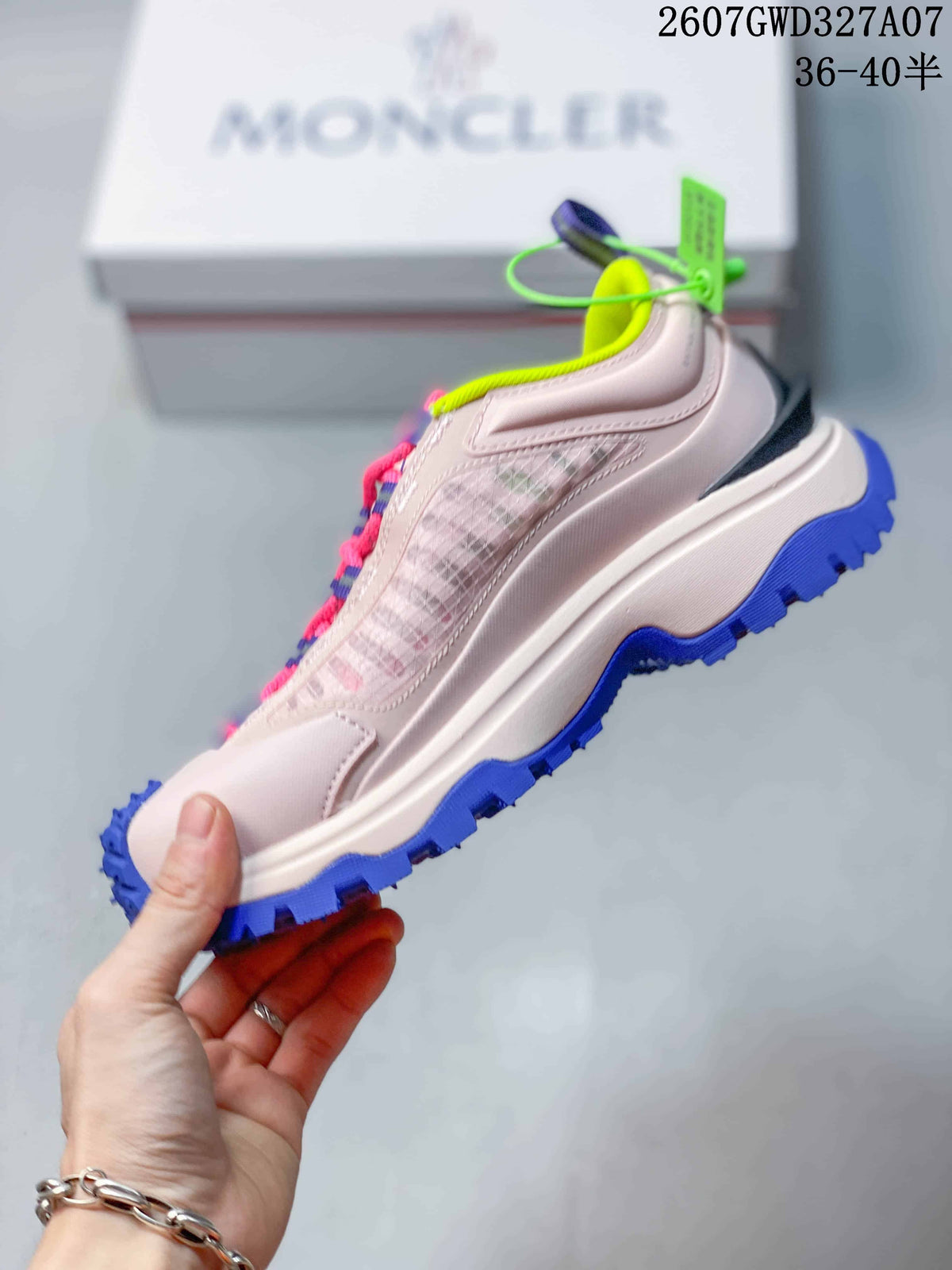 Moncler Grenoble Trailgrip Lite2 Sneakers in Pink Blue 2607GWD327A07 - product image from the listing.