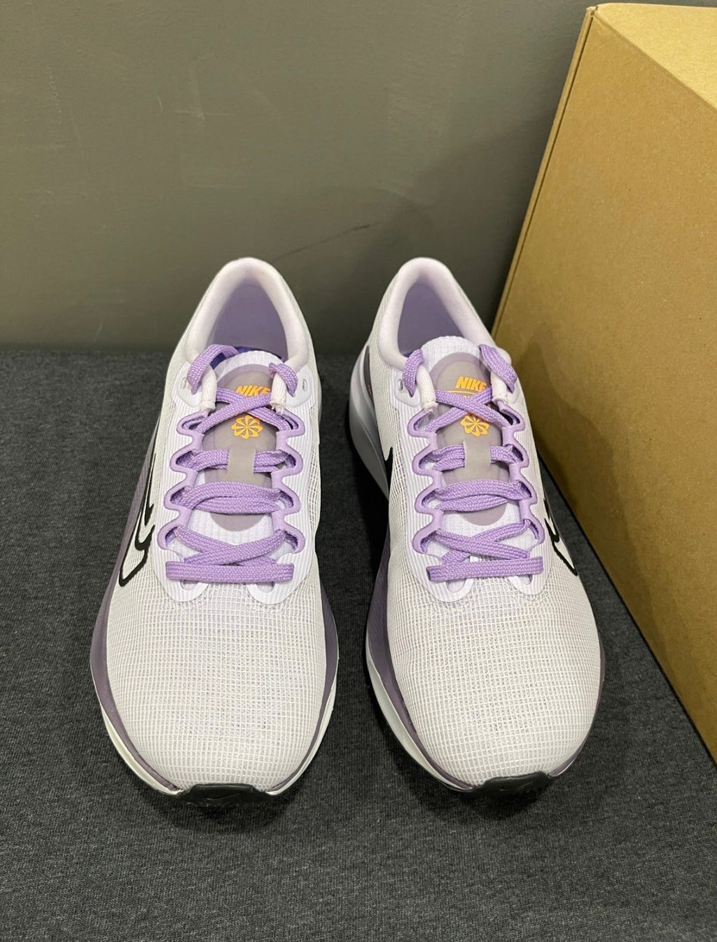 Nike Zoom Fly 5 Road Running Shoes in Purple Black DM8974-500 - product image from the listing.