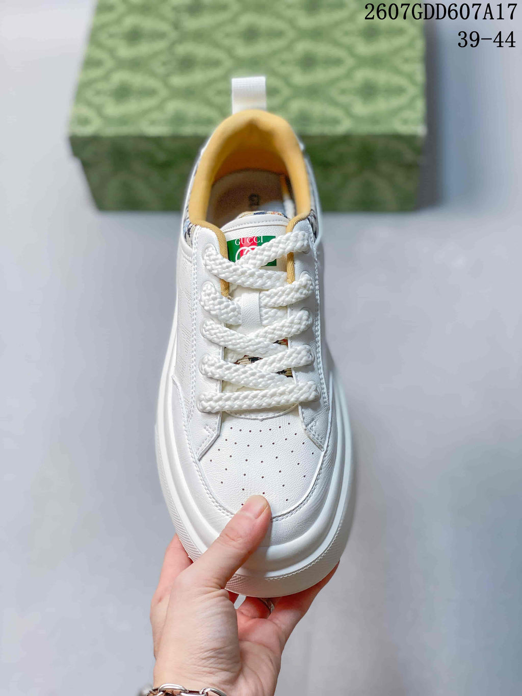 Gucci Screener GG Sneakers in White 2607GDD607A17 - product image from the listing.