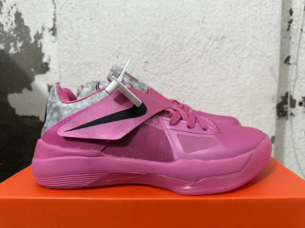 Nike KD 6 Breast Cancer Basketball Shoes in Pink - product image from the listing.