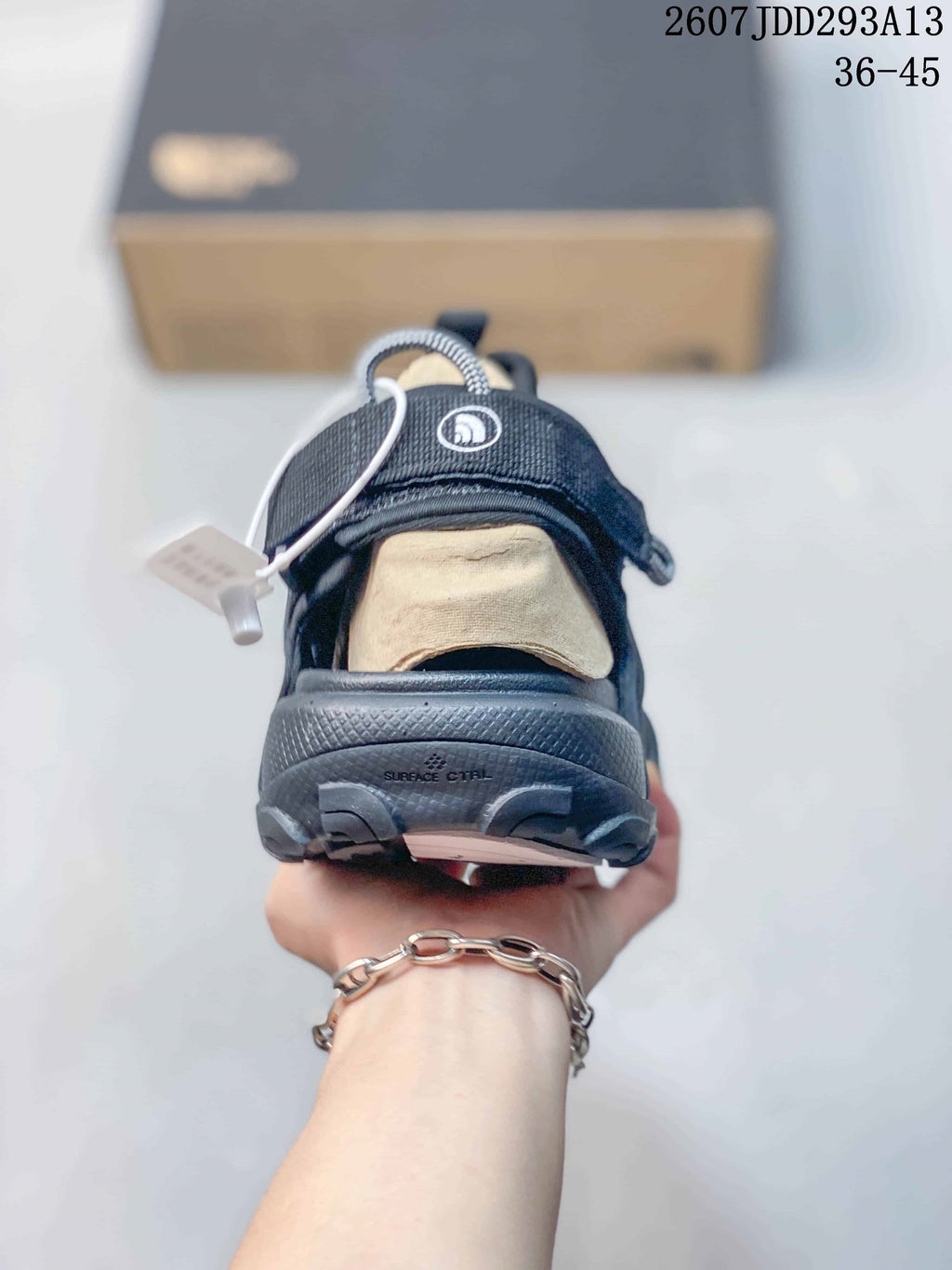 The North Face Outdoor Strappy Sandals in Black 2607JDD293A13 - product image from the listing.