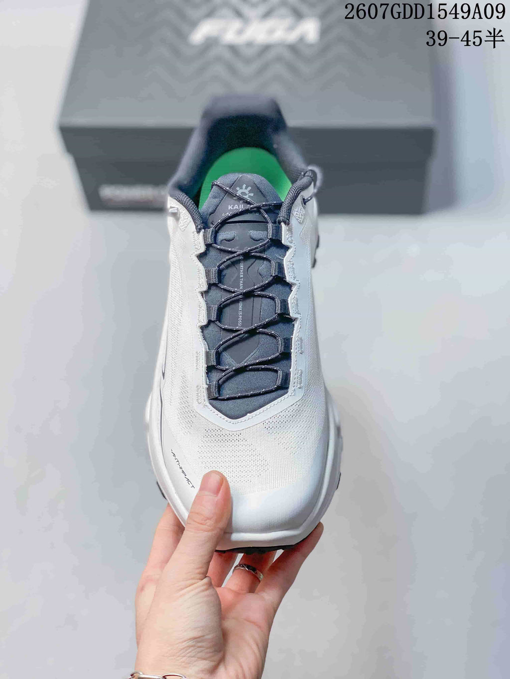 Kailas Fuga Ex 330 Trail Running Shoes in White Navy - product image from the listing.
