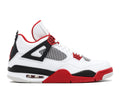 "Fire Red" Air Jordan 4 Retro 2012 Sneakers - product image from the listing.