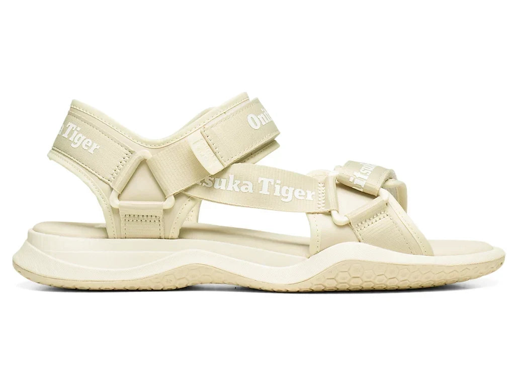 Oatmeal White | 1183B305 250 - Onitsuka Tiger Ohbori Strap Sandals - product image from the listing.