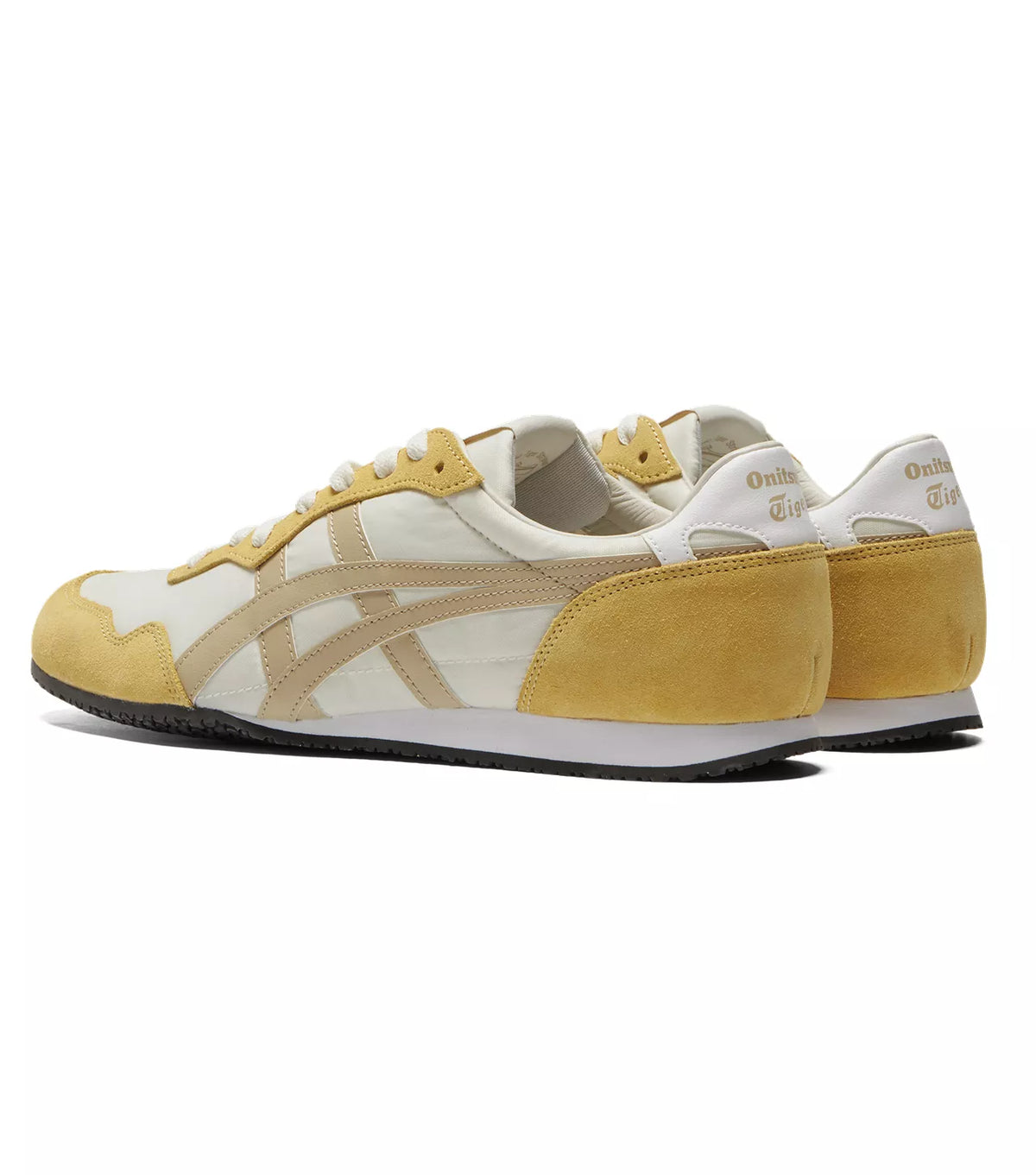 Cream Wood Crepe | 1183B400 753 - Onitsuka Tiger Serrano Sneakers - product image from the listing.