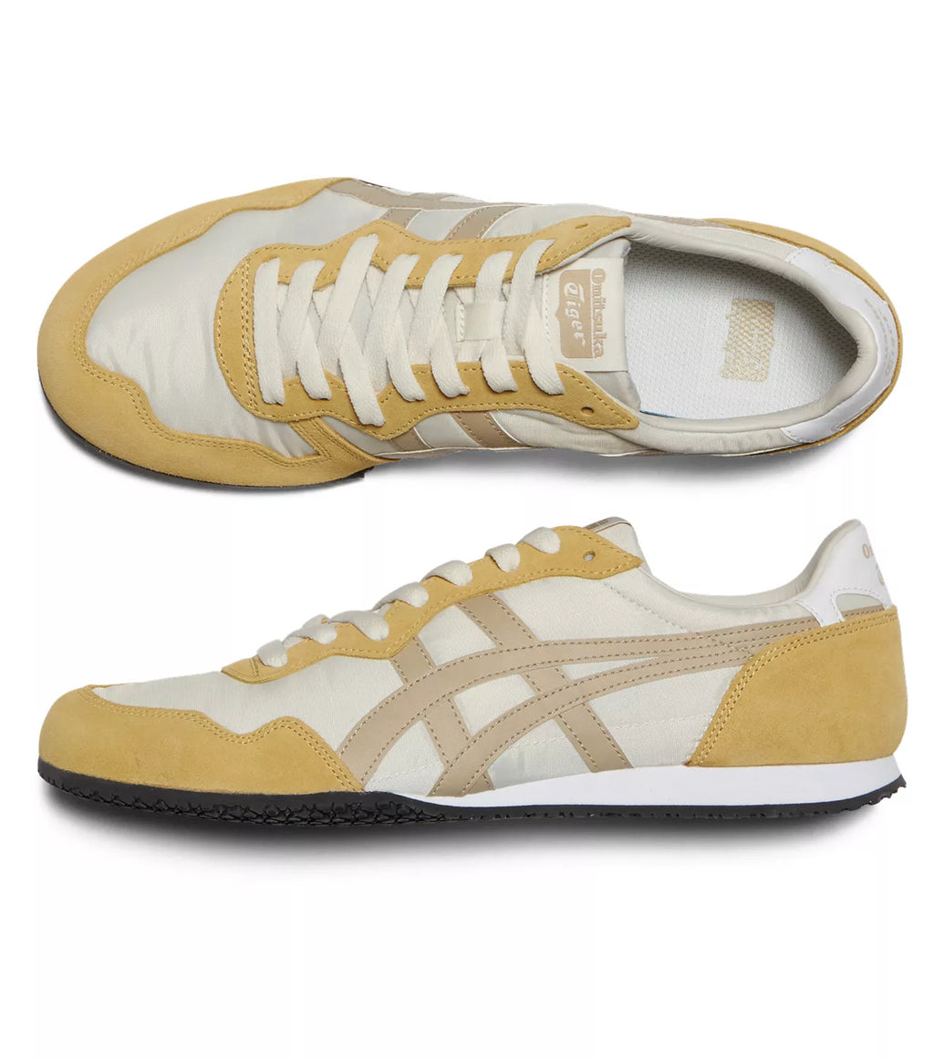 Cream Wood Crepe | 1183B400 753 - Onitsuka Tiger Serrano Sneakers - product image from the listing.