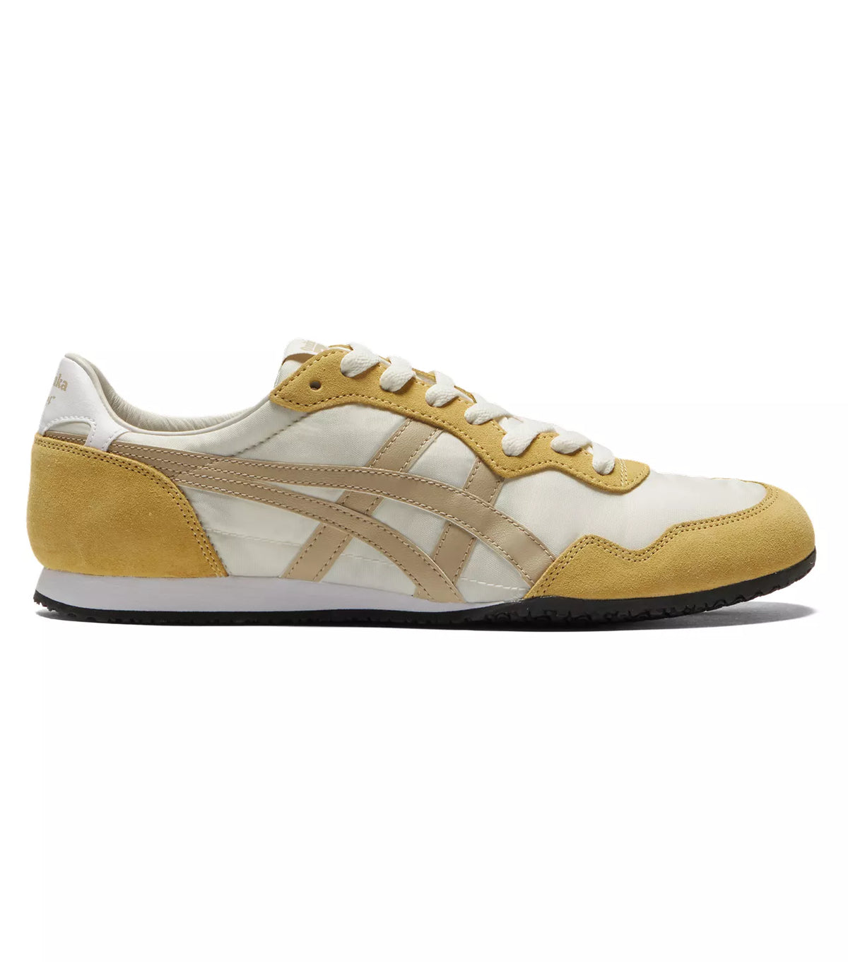 Cream Wood Crepe | 1183B400 753 - Onitsuka Tiger Serrano Sneakers - product image from the listing.
