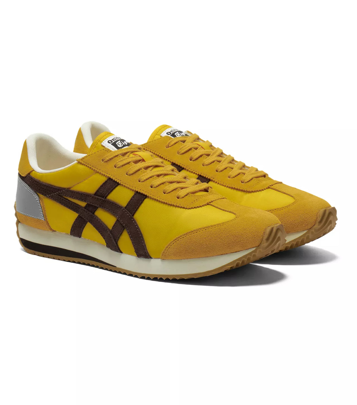 Sunflower Yellow Licorice Brown | 1183C401 750 - Onitsuka Tiger California 78 VIN Sneakers - product image from the listing.