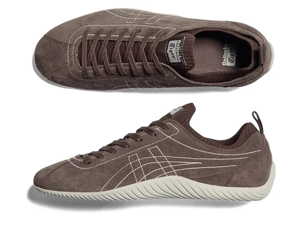 Licorice Brown Dusty Steppe | 1183C489 201 - Onitsuka Tiger Sclaw Sneakers - product image from the listing.