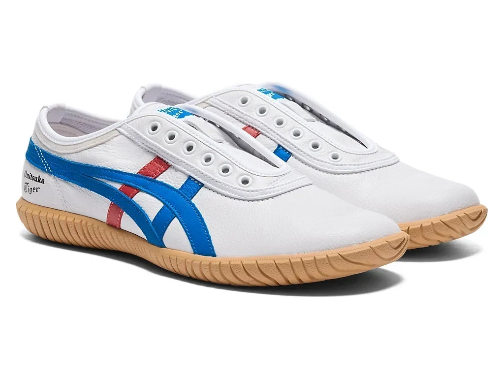 White Directoire Blue | 1183C529 100 - Onitsuka Tiger Tsunahiki Slip-On Sneakers - product image from the listing.