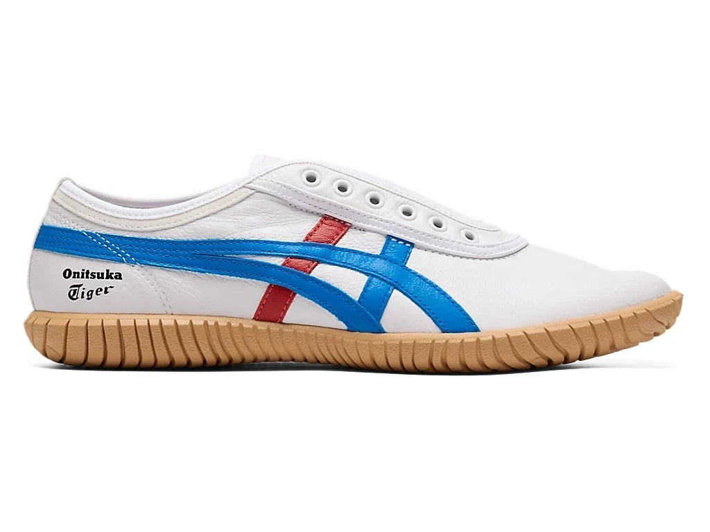 White Directoire Blue | 1183C529 100 - Onitsuka Tiger Tsunahiki Slip-On Sneakers - product image from the listing.