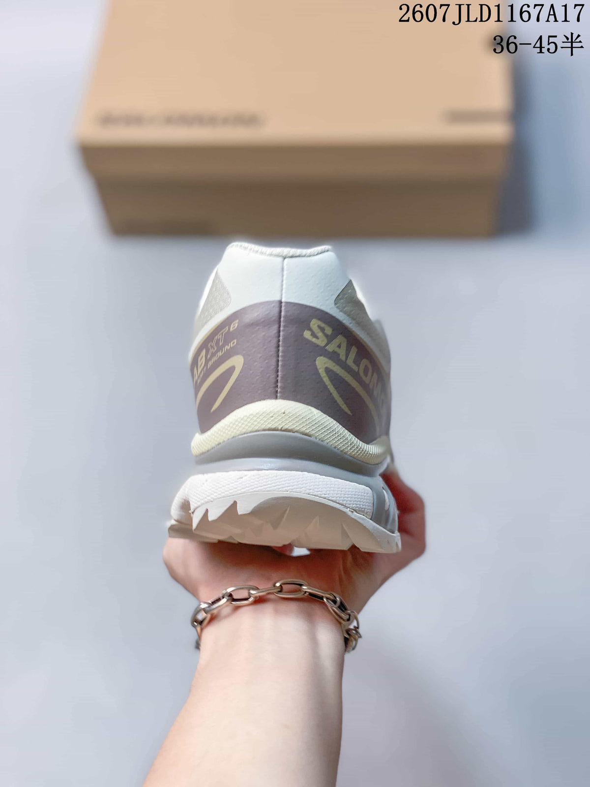 Salomon XT-6 Trail Sneakers in Beige Brown L47737700 - product image from the listing.