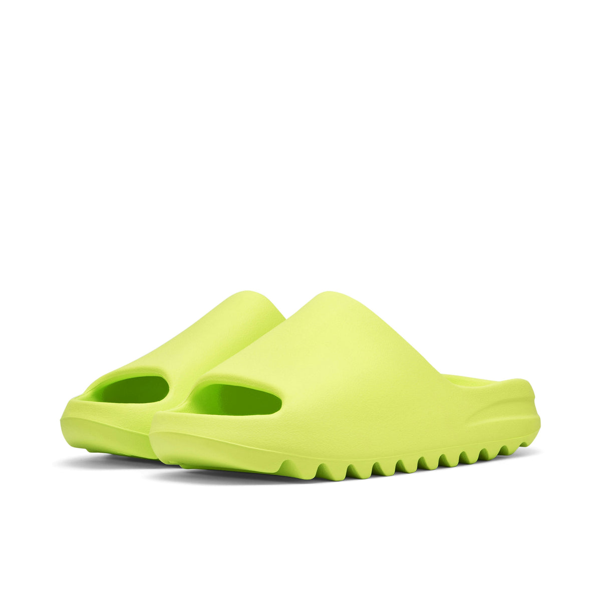 YEEZY SLIDE GLOW GREEN 2022 - product image from the listing.