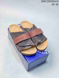 Birkenstock Boston Suede Clogs in Brown Gray 2607JXD295A15 - product image from the listing.