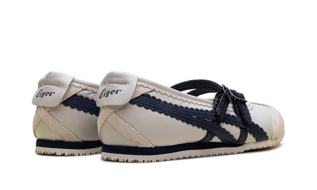 Women's Onitsuka Tiger Mexico 66 TGRS Ballet Flats - Birch Peacoat - product image from the listing.