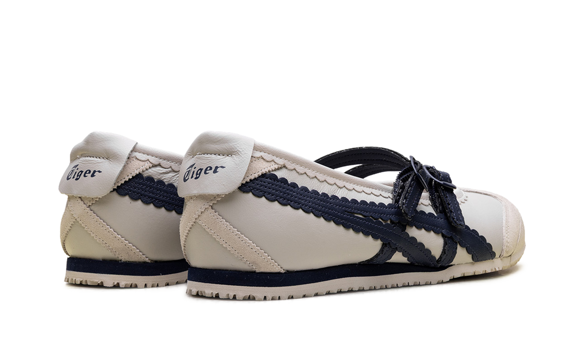 Women's Onitsuka Tiger Mexico 66 TGRS Ballet Flats - Birch Peacoat - product image from the listing.