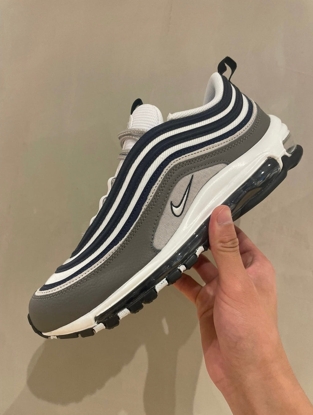 Blue Gray Nike Air Max 97 Sneakers DV7421-001 - product image from the listing.