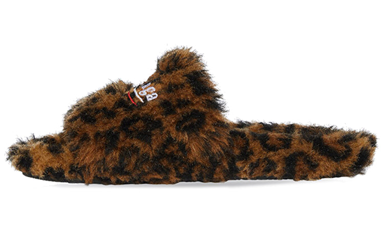 Balenciaga Furry Slides 'Leopard' 654261W2F119634 # for Women - product image from the listing.