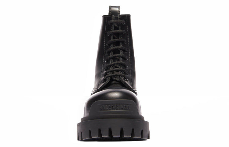 Balenciaga Strike Lace-Up Boot 'Black' 590974WA9601000 # for Women - product image from the listing.