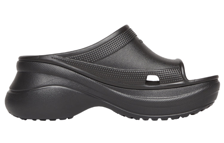 Balenciaga x Crocs Pool Slide Sandals 'Black' 677389W1S8E1000 # for Women - product image from the listing.