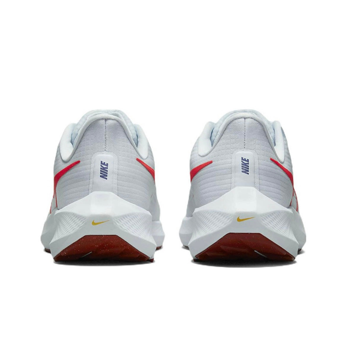 Nike Air Zoom Pegasus 39 Running Shoes in White Red DH4071-007 - product image from the listing.