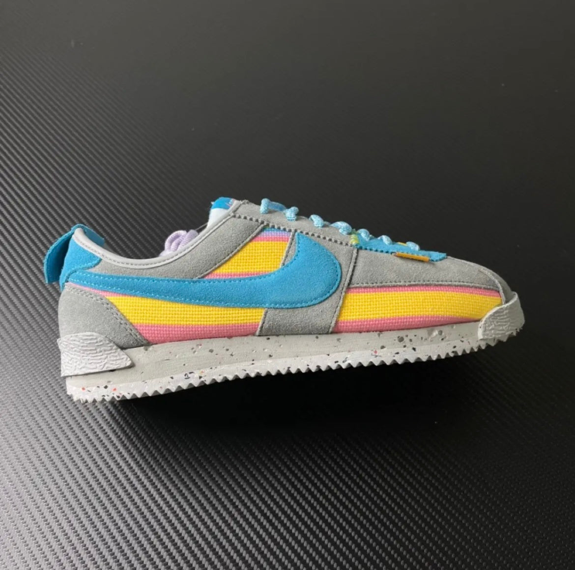 Nike Cortez SP Union LA Sneakers in Light Smoke Grey DR1413-002 - product image from the listing.
