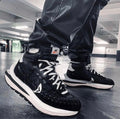 Nike VaporWaffle DH9186-001 Sneakers in Black and White - product image from the listing.
