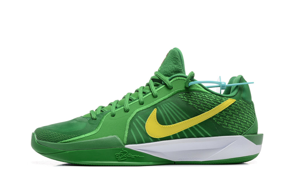 Nike Sabrina 2 Basketball Shoes in Green and Yellow - product image from the listing.