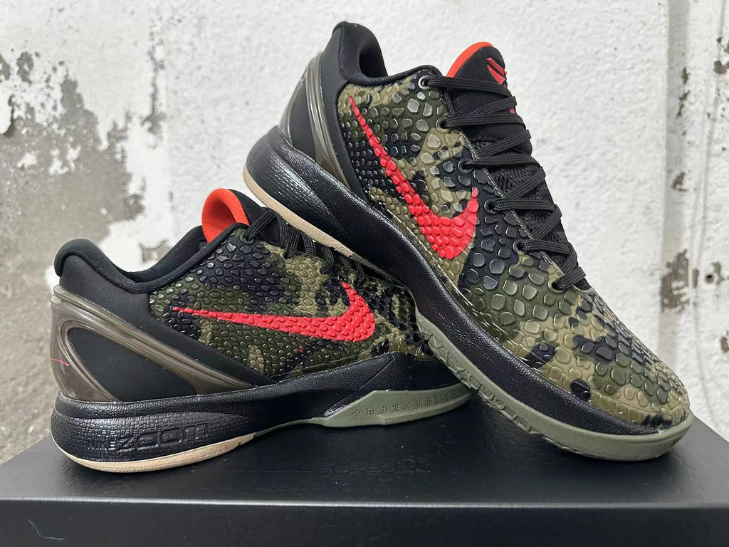 Nike Kobe 6 Italian Camo Basketball Footwear - product image from the listing.
