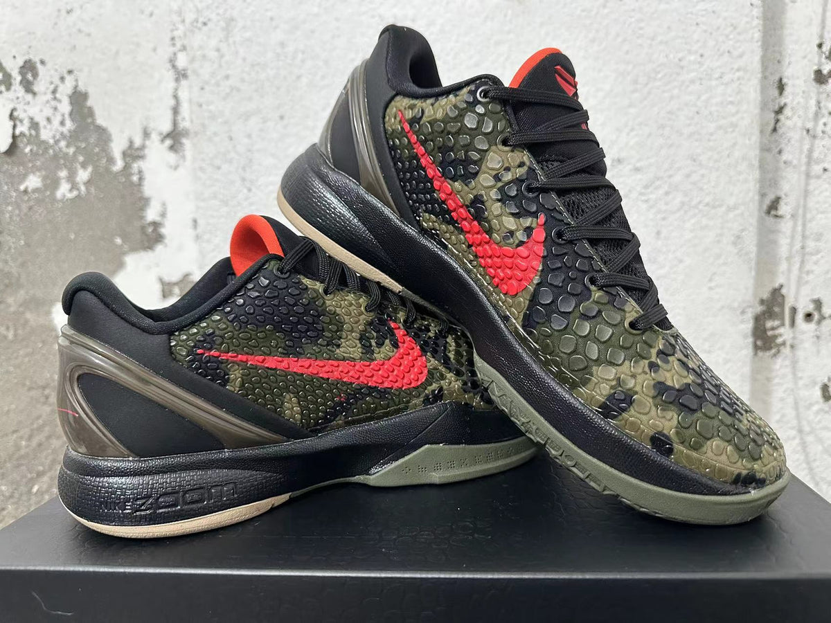 Nike Kobe 6 Italian Camo Basketball Footwear - product image from the listing.