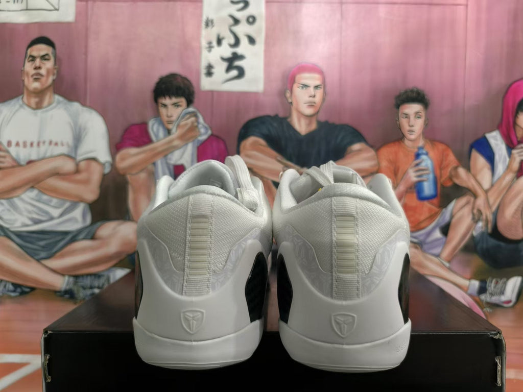 Nike Kobe Basketball Shoes in White - product image from the listing.