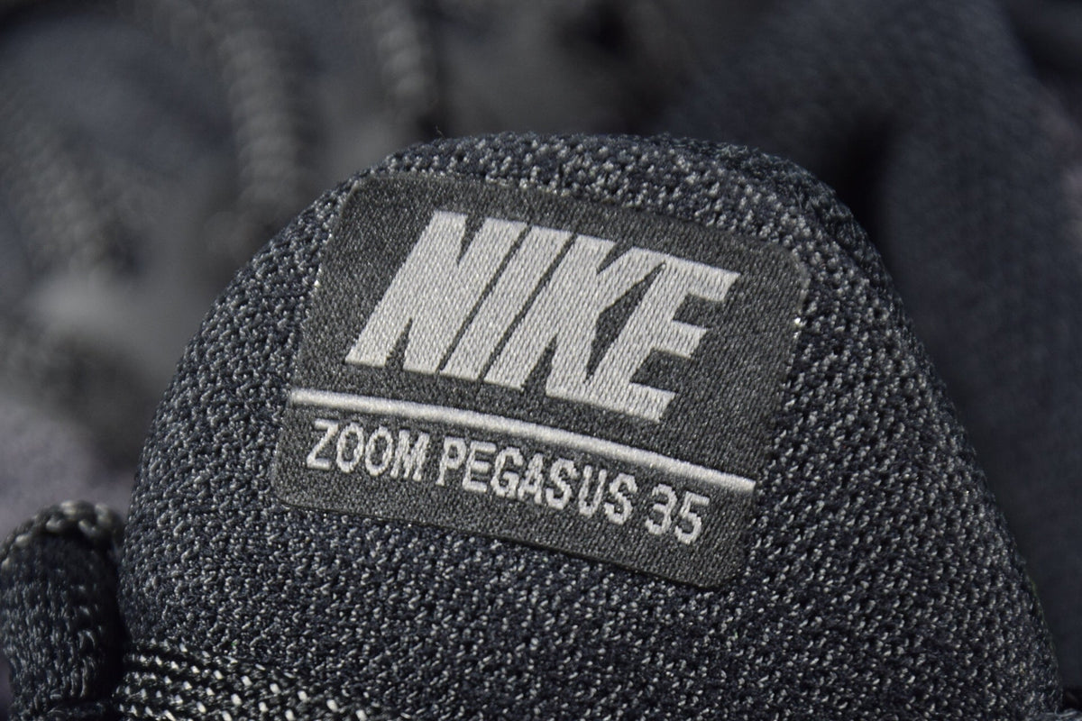 Nike Air Zoom Pegasus 35 Running Shoes in Black White 942851-001 - product image from the listing.