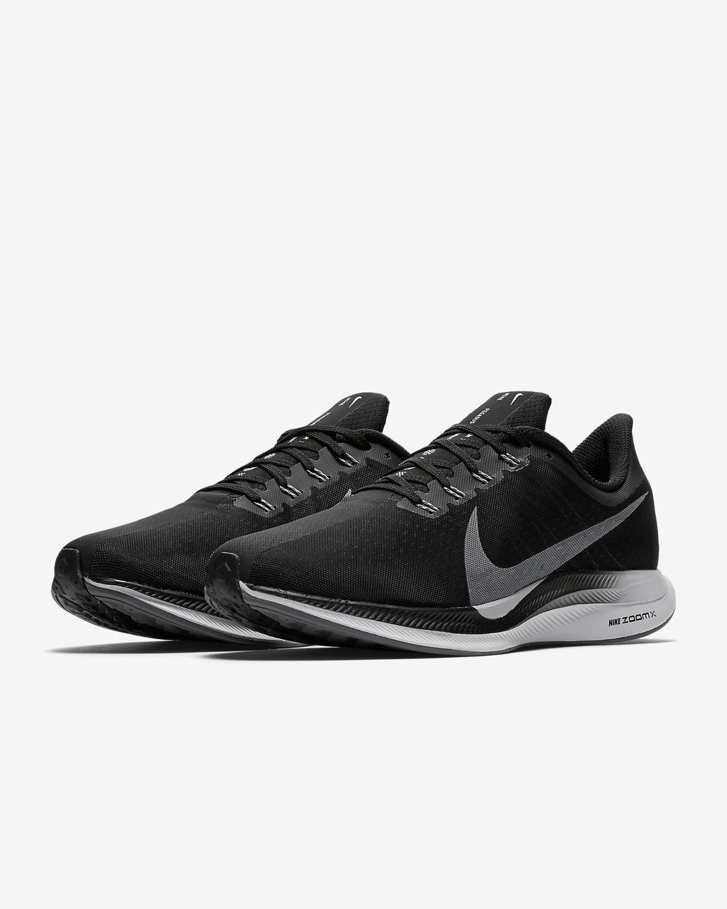 Nike Zoom Pegasus 35 Turbo Running Shoes in Black AJ4114-001 - product image from the listing.