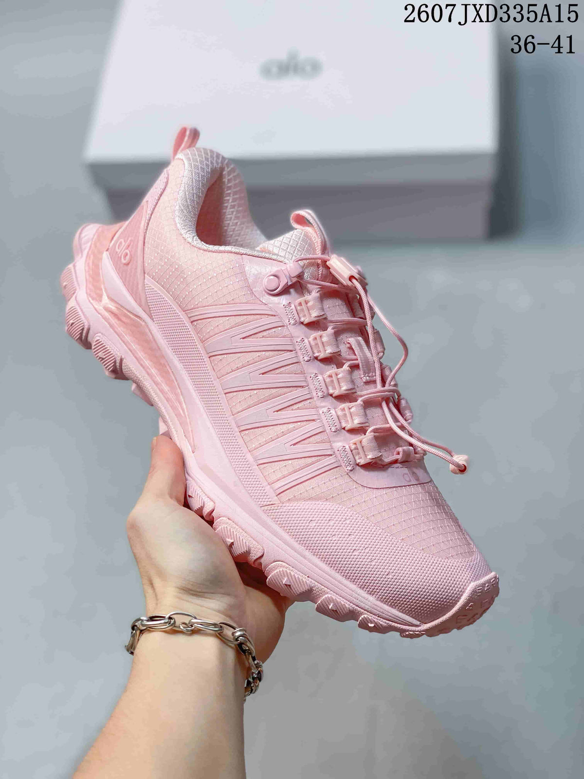 Alo Yoga Alo Runner Trail Sneakers in Pink 2607JXD335A15 - product image from the listing.