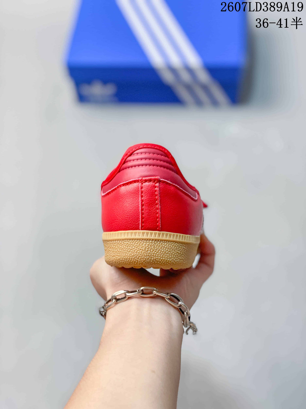 adidas Samba Jane Sneakers in Red White - product image from the listing.