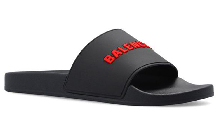 "Black Red" Balenciaga Pool Slides 565826W1S801064 # - product image from the listing.