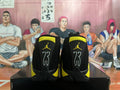 Jordan 14 Retro High-Top Sneakers in Black and Yellow - product image from the listing.