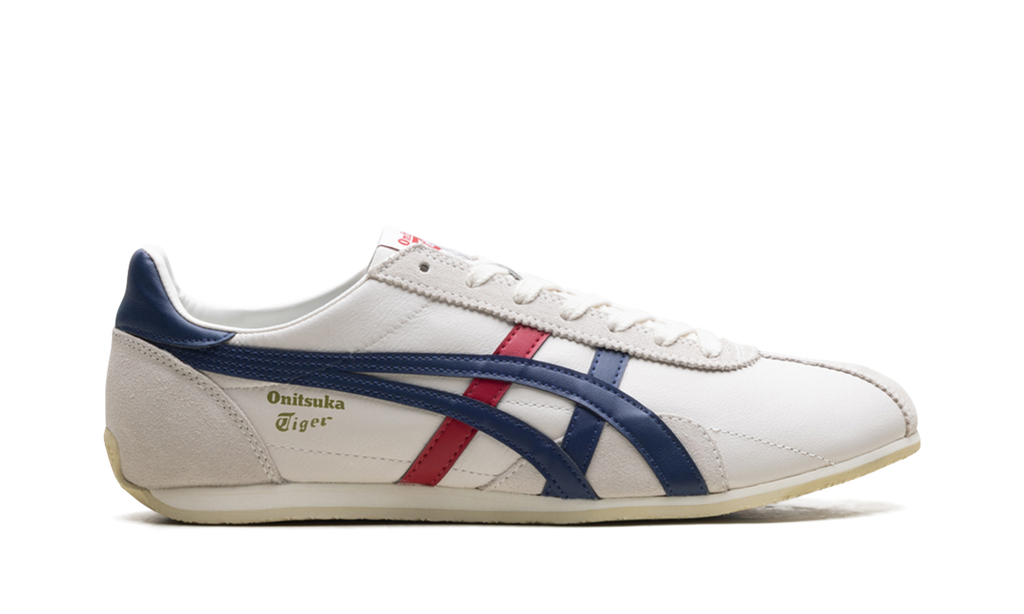 Onitsuka Tiger Runspark Sneakers in White Blue Red - product image from the listing.