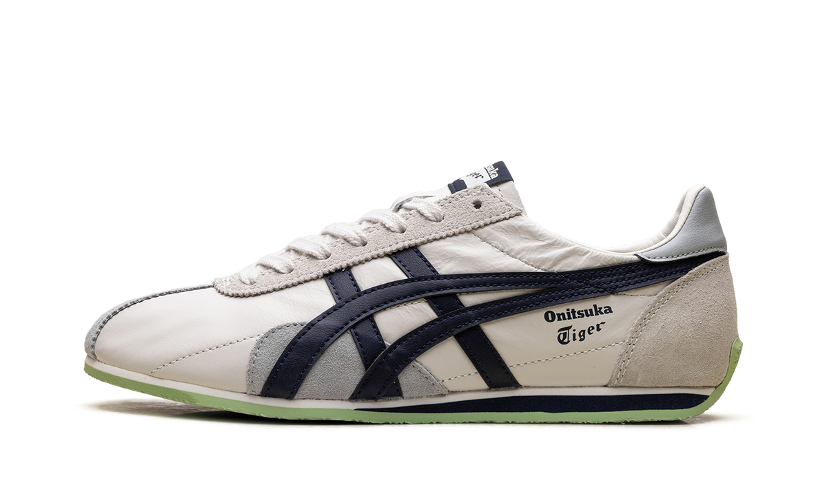 Onitsuka Tiger Runspark Sneakers in White Cream Navy - product image from the listing.